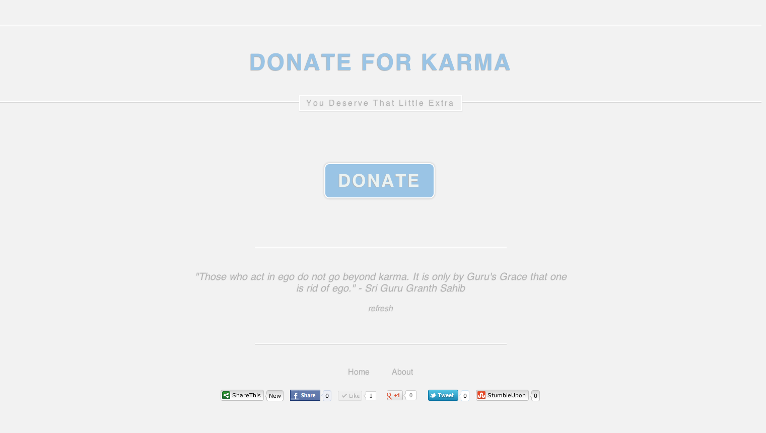 Donate For Karma